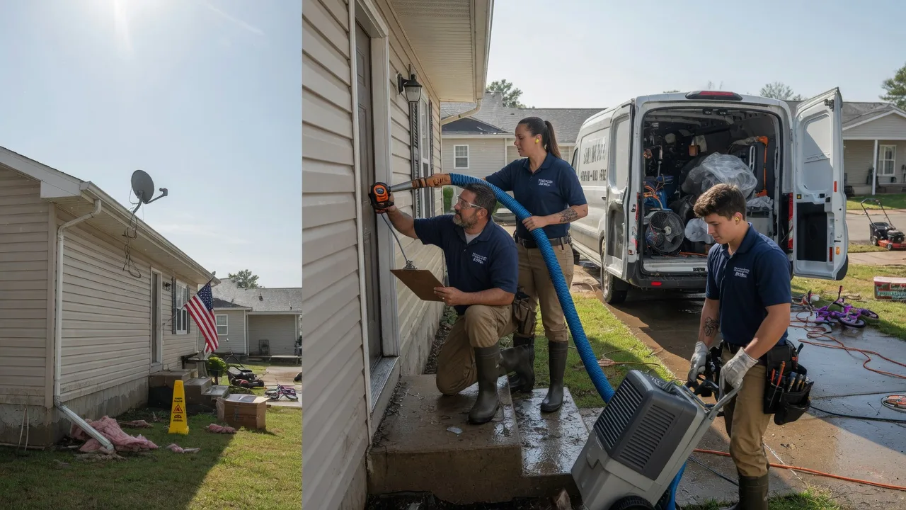 Ceiling Water Damage Restoration in Millville, PA near me